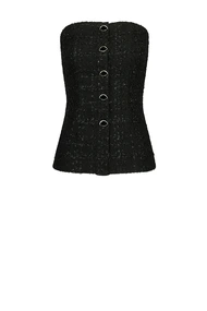 Fabienne Chapot twinnie tweed top bustier
