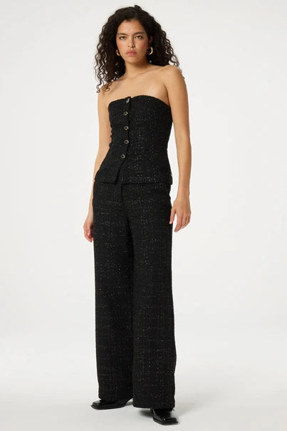 Fabienne Chapot twinnie tweed top bustier