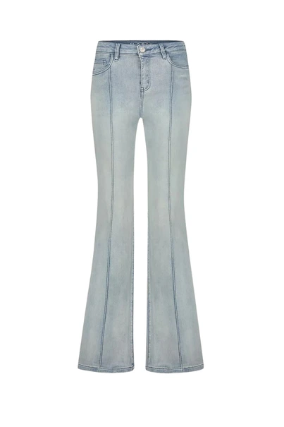 Florez ana flared jeans met naad voor