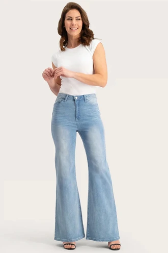 Florez ana flared palazzo jeans