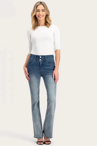 Florez bodine flared jeans high waist