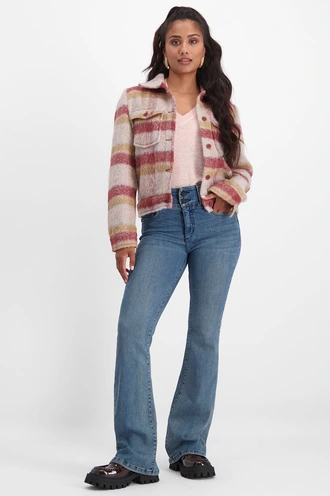 Florez bodine flared jeans high waist