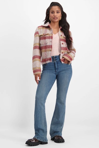 Florez bodine flared jeans high waist