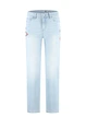 Florez bond straight jeans borduur