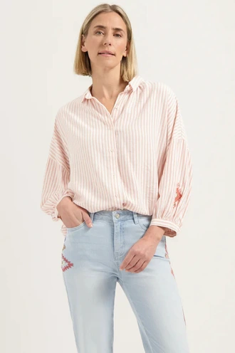 Florez cath overhemd blouse streep