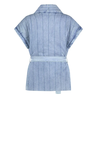 Florez dante gilet met ceintuur