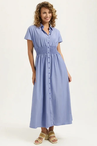 Florez estelle dress doorknoop maxi