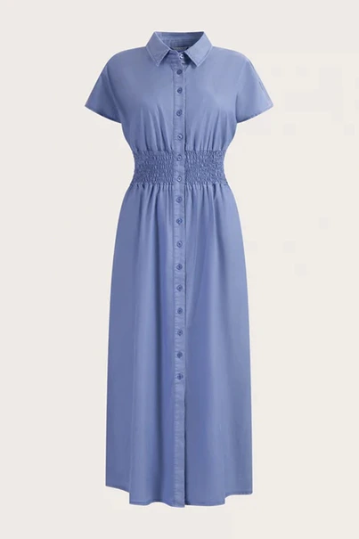 Florez estelle dress doorknoop maxi