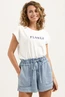 Florez fien t-shirt logo print