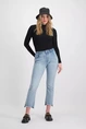 Florez floor straight braided jeans