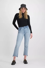 Florez floor straight braided jeans
