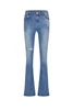 Florez florez bootcut damage jeans