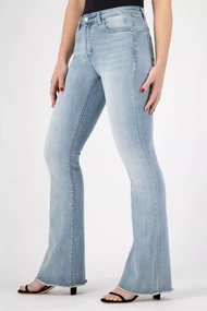 Florez florez flared jeans rafelpijp