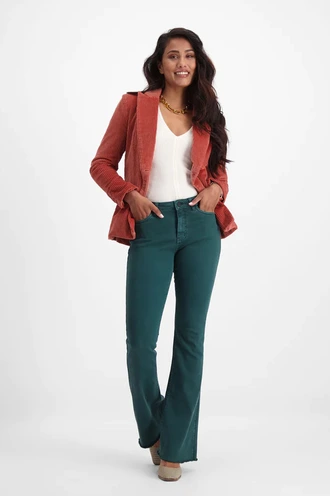 Florez florez flared jeans rafelpijp