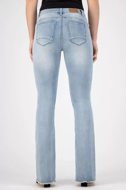 Florez florez flared jeans rafelpijp