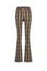 Florez florez flared ruit broek