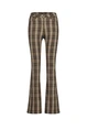 Florez florez flared ruit broek