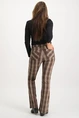 Florez florez flared ruit broek