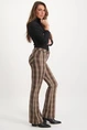 Florez florez flared ruit broek