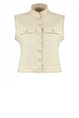 Florez ginny gilet aztec raw edge
