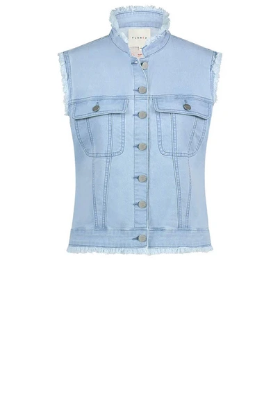 Florez ginny gilet aztec raw edge
