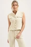 Florez ginny gilet aztec raw edge