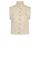 Florez ginny gilet jeans onafgewerkt