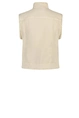 Florez ginny gilet jeans onafgewerkt