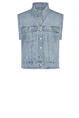 Florez ginny gilet jeans onafgewerkt