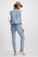 Florez ginny gilet jeans onafgewerkt
