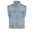 Florez ginny gilet jeans onafgewerkt