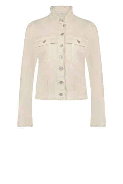 Florez jade jacket jeans met rafels