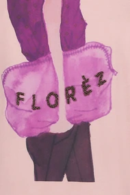 Florez lara shirt print achter