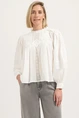 Florez leo blouse kant voor