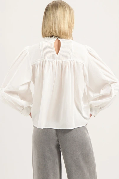 Florez leo blouse kant voor