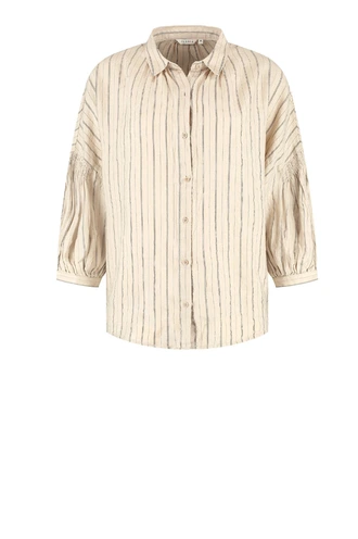 Florez lester blouse streep linnen