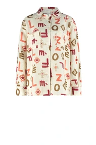 Florez lona blouse letter print