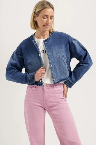 Florez moos jacket aztec borduur