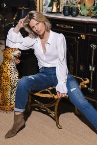 Florez royal girlfriend jeans