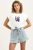 Florez sammy t-shirt love strass