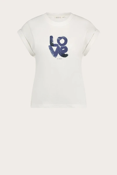 Florez sammy t-shirt love strass