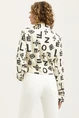 Florez seven jacket leter print