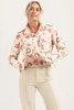 Florez seven jacket letter print