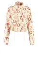 Florez seven jacket letter print