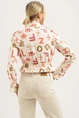 Florez seven jacket letter print