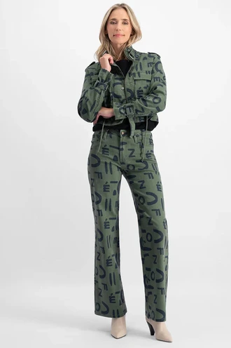 Florez seven jacket print logo florez