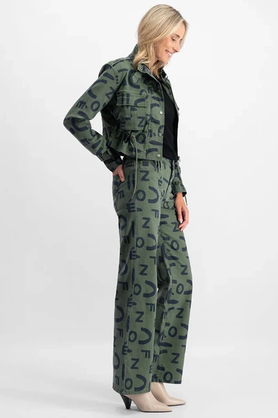 Florez seven jacket print logo florez