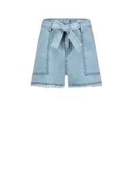 Florez sienna short raw edge