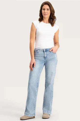 Florez sophie straight jeans mid w.