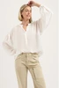 Florez storm blouse kraagloos